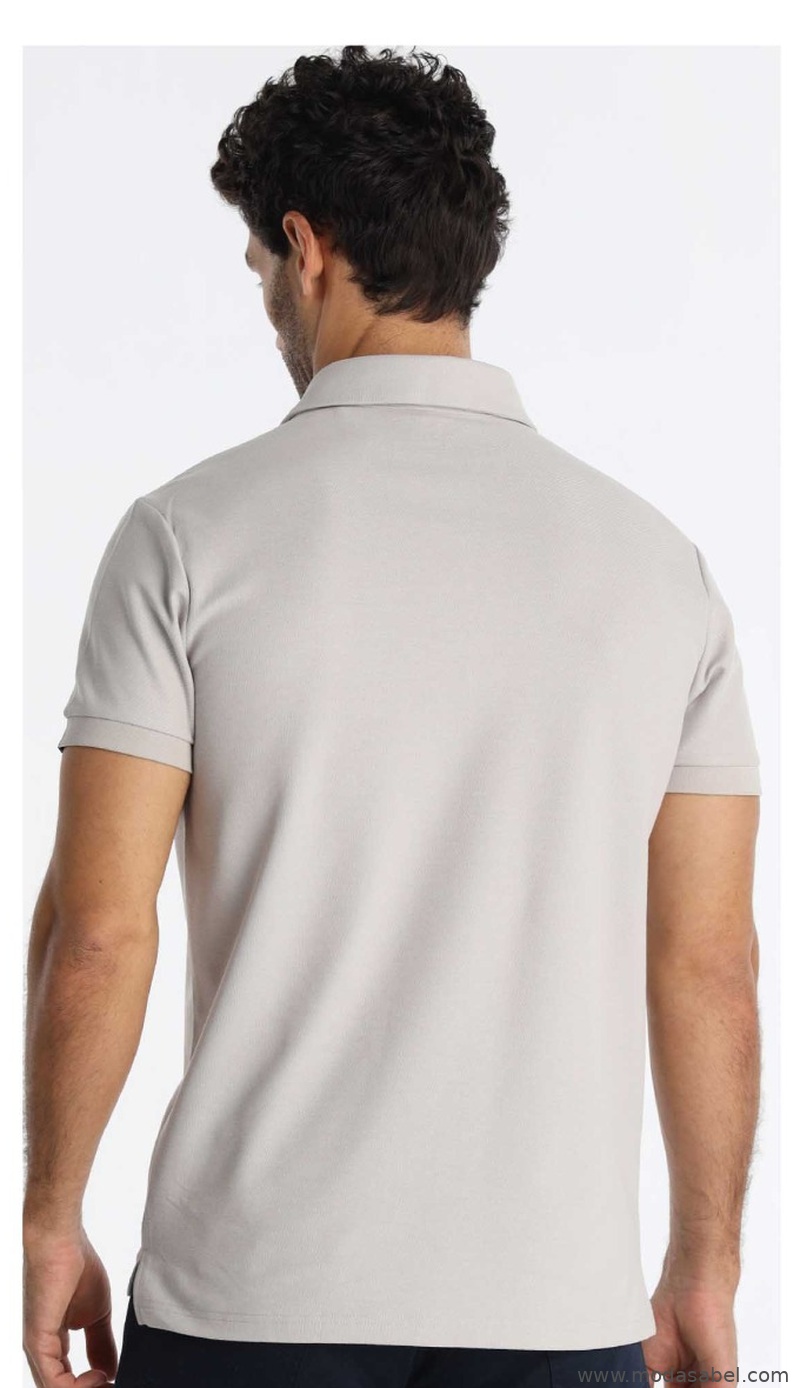 Lois Hombre Polo Aaron Levi Beige REF: 133243557 - Imagen 3