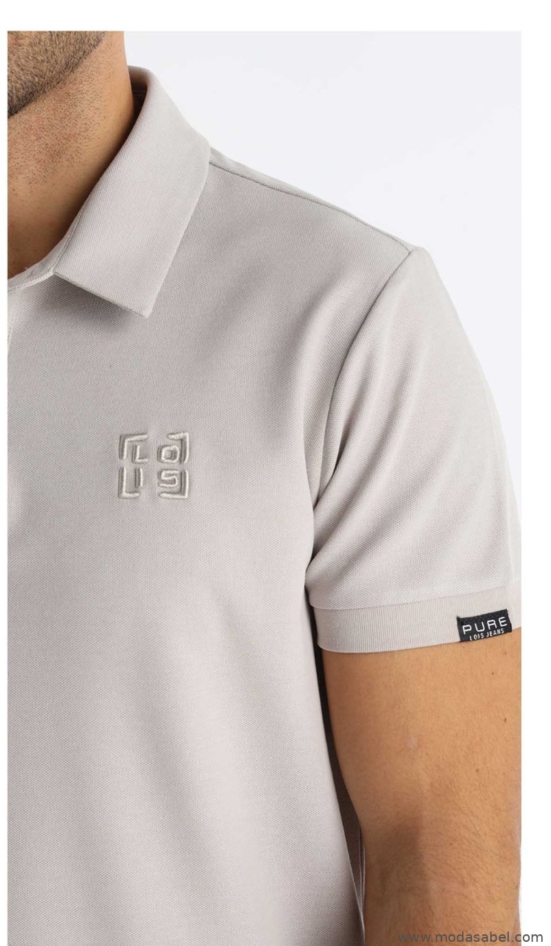 Lois Hombre Polo Aaron Levi Beige REF: 133243557 - Imagen 2