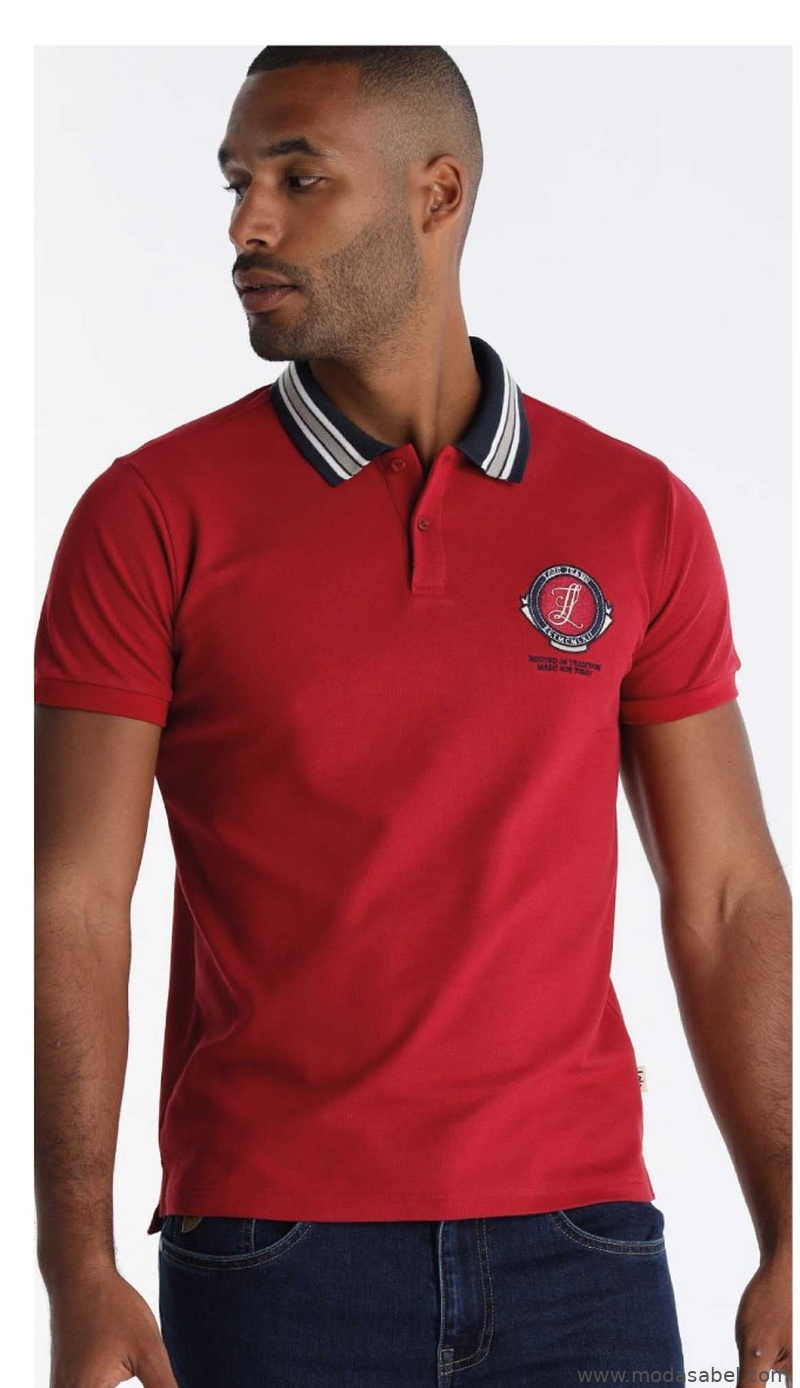 Lois Hombre Polo Chiffon Licor Rojo REF: 133253565