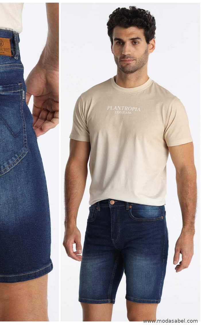 SixValves bermuda vaquera hombre azul | REF: 5100815 - Imagen 3