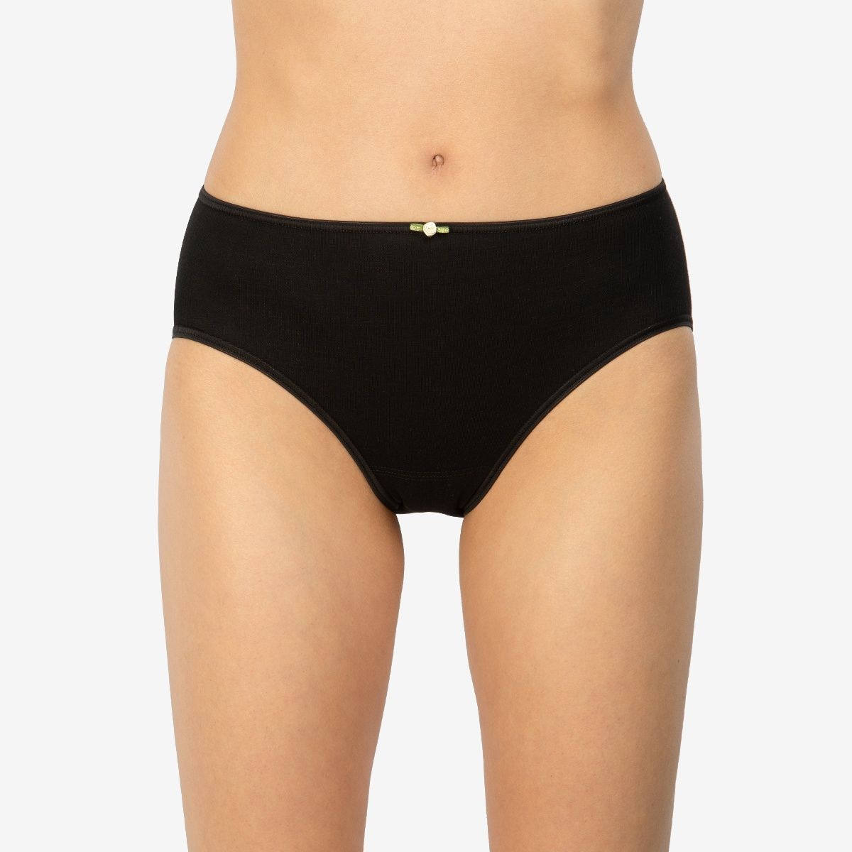 Braga Midi AVET 3267 de Algodón Peinado Color Negro