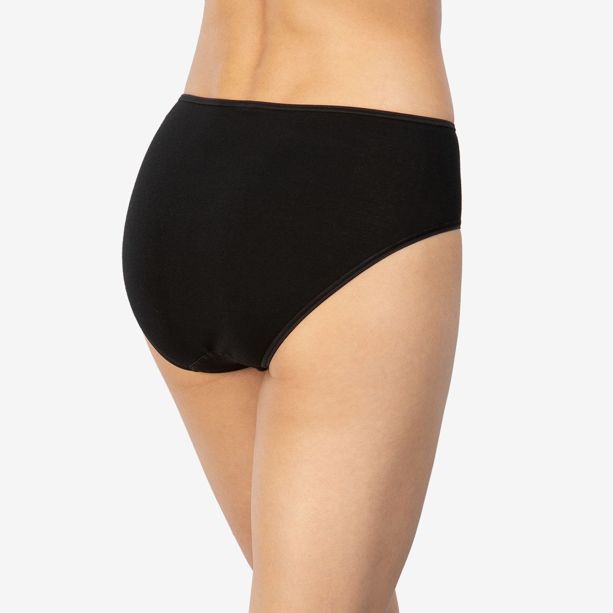 Braga Midi AVET 3267 de Algodón Peinado Color Negro - Imagen 2