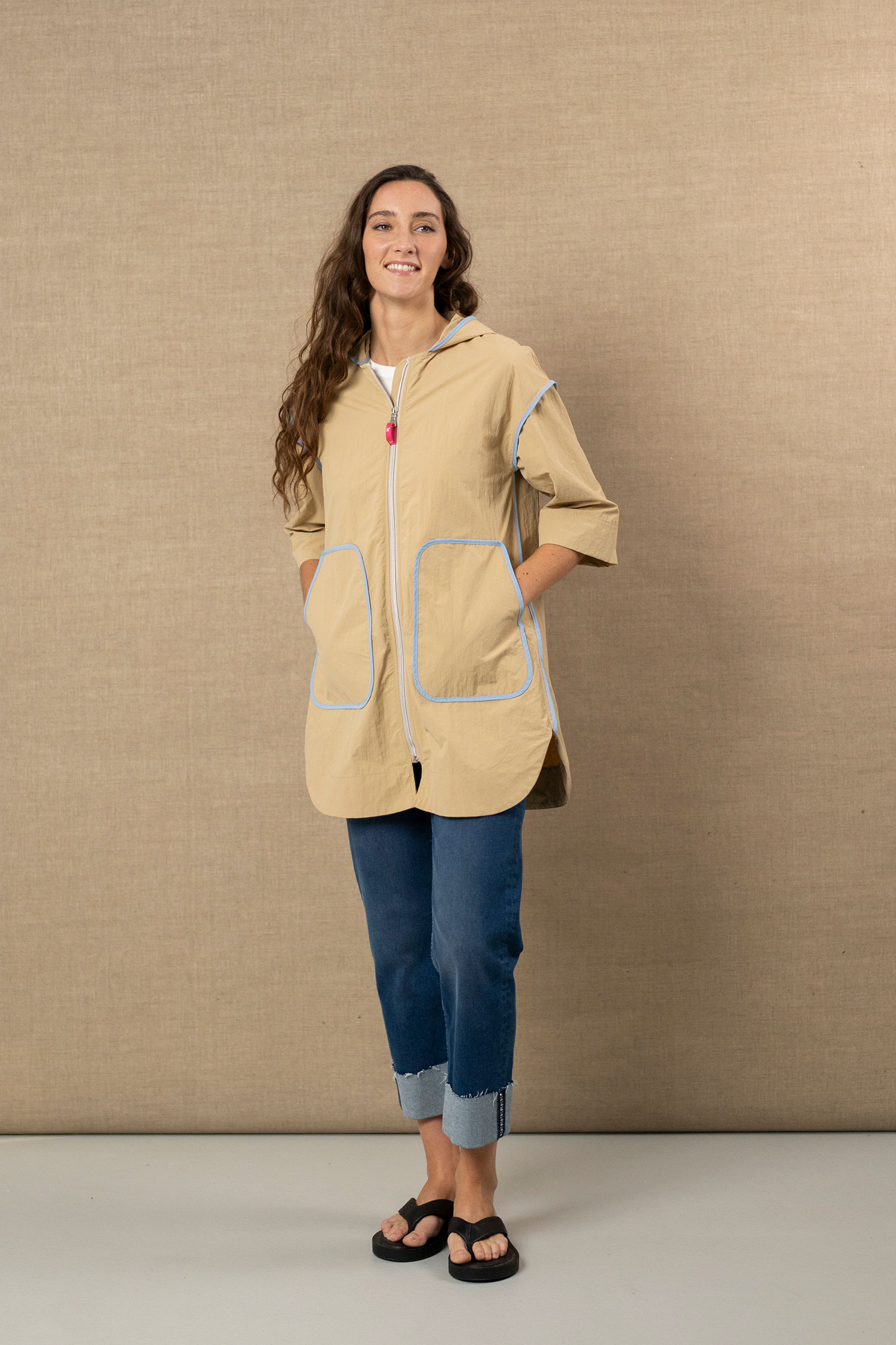 Parka ligera con capucha Hongo Collection - 4916 M047 - Imagen 2