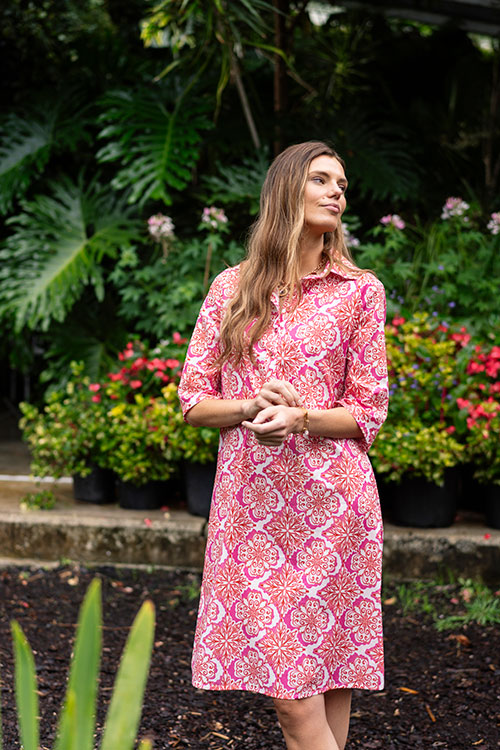 Vestido camisero estampado Hongo Collection - 9428 M016 - Imagen 2