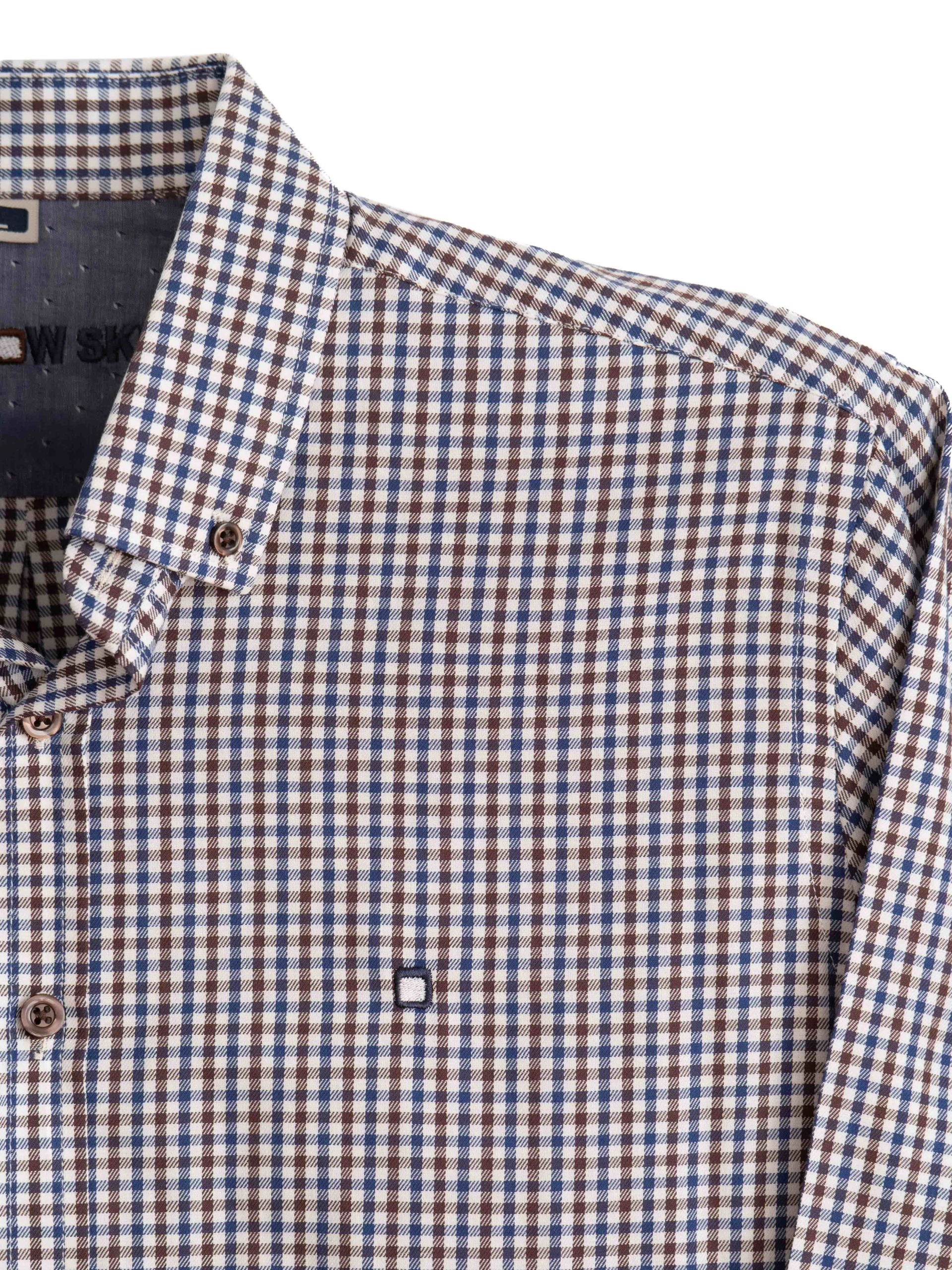 Camisa hombre cuadros Yellow Skin Ref. 1432 - Imagen 2