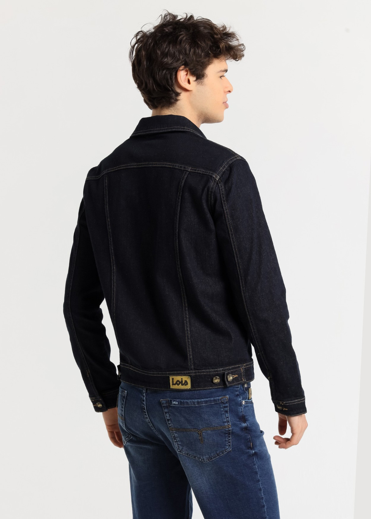 Lois Hombre Cazadora Denim Paco Azul Oscuro REF: 175793350 - Imagen 3